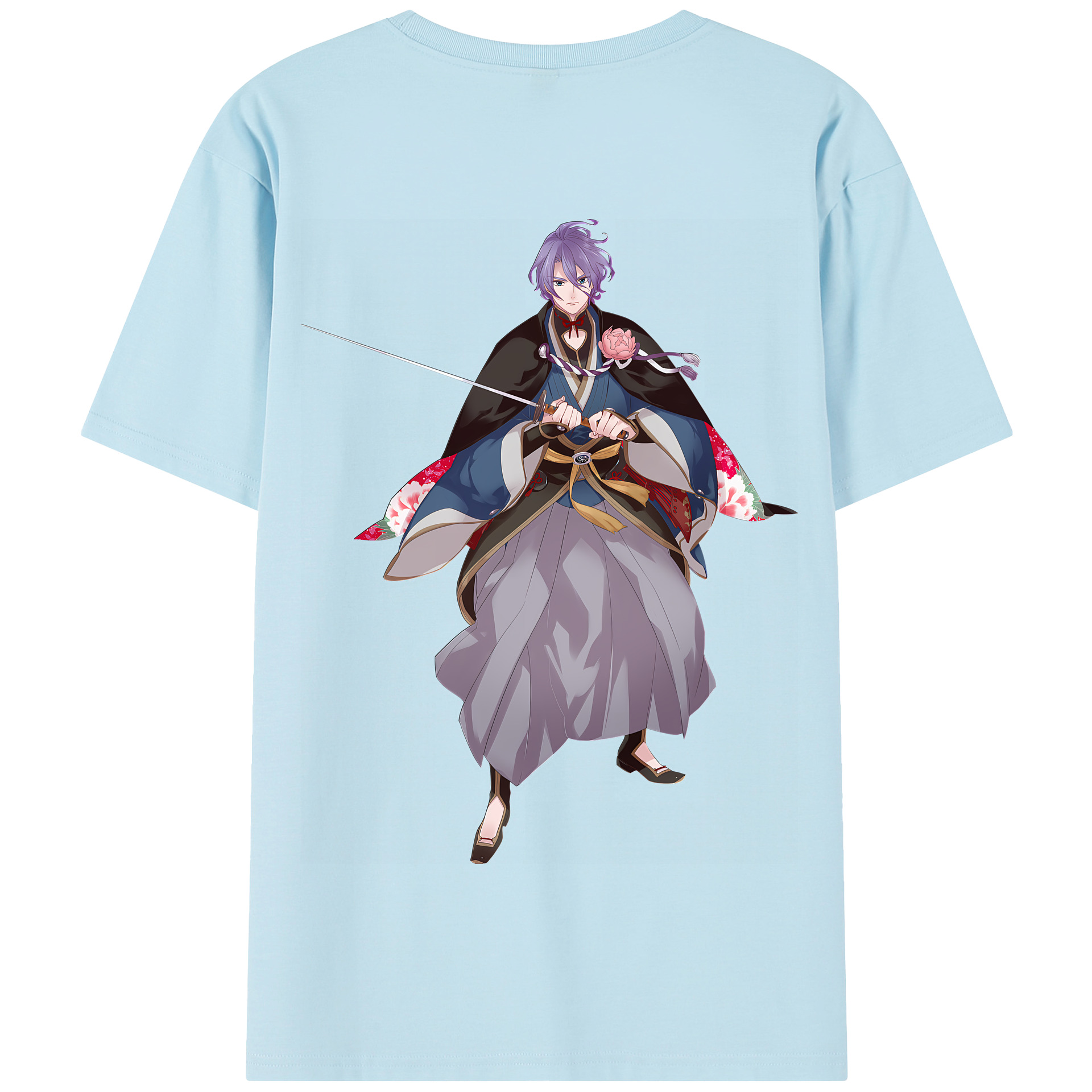 （画像用） 刀剣乱舞 Touken Ranbu 綿100％半袖Tシャツ（背面プリント）